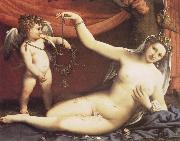 Lorenzo Lotto Venus and Cupid oil painting